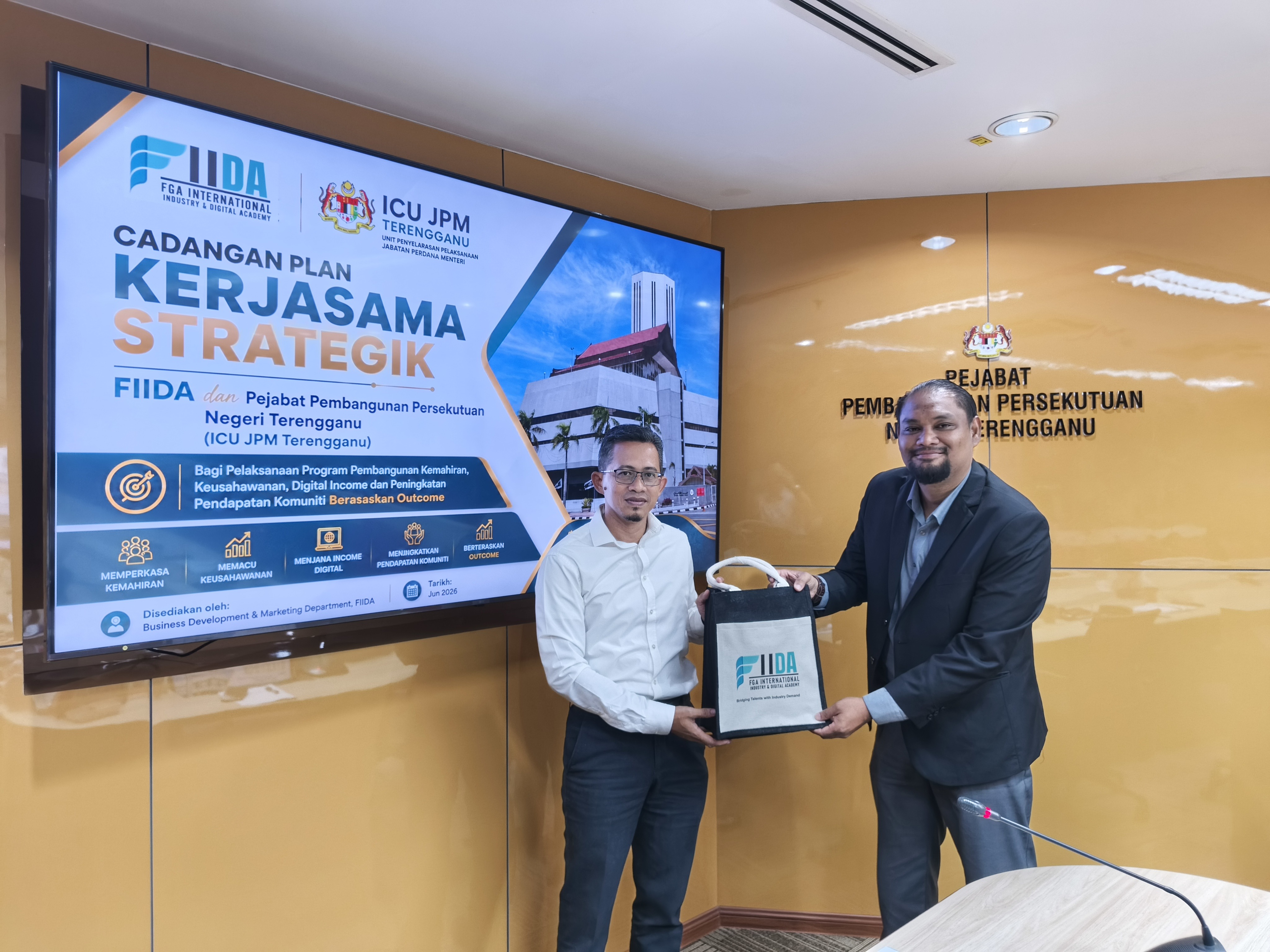 FIIDA Explores Outcome-Based Community Development Collaboration with ICU JPM Terengganu
